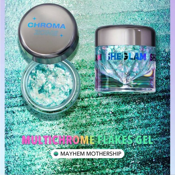 SHEGLAM Chroma Zone Multichrome Flake Gel-Hypnosis Shadow - Picture 1 of 7